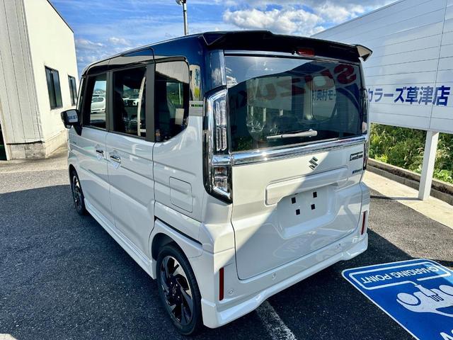 スペーシアカスタム ハイブリッドＸＳ　純正９インチメモリーナビ・スマホ接続・Ｂｌｕｅｔｏｏｔｈ　全方位カメラ　フルセグＴＶ　両側電動スライドドア　マルチユースフラップ　前席シートヒーター　ステアリングヒーター　リアスリムサーキュレーター（43枚目）
