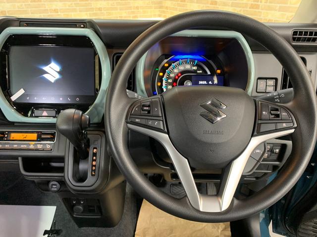 ハスラー Ｇ　純正９インチメモリーナビ・全方位モニタ・ＤＶＤ・ＣＤ・Ｂｌｕｅｔｏｏｔｈ・カープレイ対応　ＬＥＤヘッドライト　デュアルカメラブレーキサポート　コーナーセンサー　ステアリングスイッチ　前席シートヒータ（2枚目）