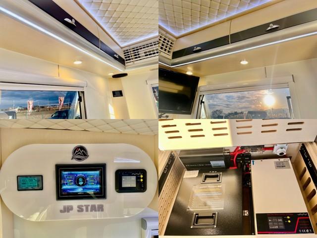 ハイゼットトラック エクストラＳＡＩＩＩｔ　キャンピングＪＰＳＴＡＲ　Ｈａｐｐｙ１プレミアム　エバスペッヒャー製ＦＦヒーター　ビルトインクーラー＋冷蔵庫＋電動サイドオーニング　リチウム電池４００ＡＨ　　外部防水コンセント（36枚目）
