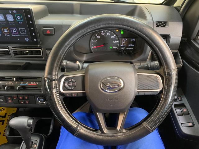 ハイゼットトラック ジャンボエクストラ 9インチディスプレイオーディオ・フルセグTV スマートインナーミラー バックカメラ ETC LED作業灯 ステアリングスイッチ トノカバー2つ折りハードタイプ Bluetooth接続・HDMI端子(4枚目)