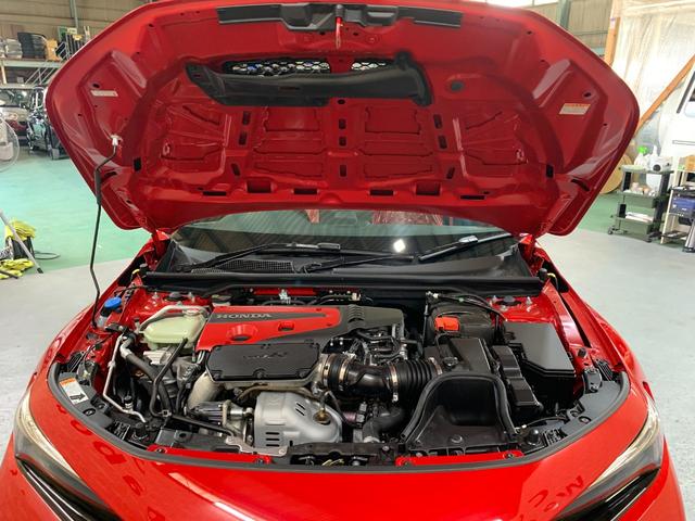 シビック タイプR 登録済未使用車 スマホ連携9インチ純正ナビ・フルセグTV・Bluetooth ETC2.0車載器 LEDヘッドライト レーダークルーズコントロール クリアランスソナー フレームレッド(45枚目)