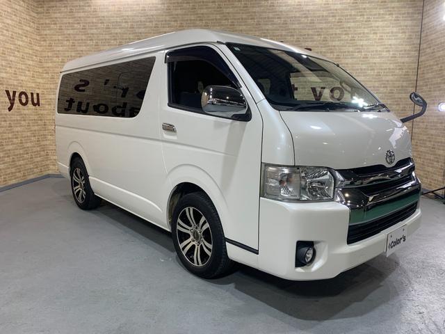 ハイエースワゴン GL 10人乗り 1オーナー 純正ナビ・フルセグTV・Bluetooth接続 バックカメラ ETC車載器 左側スライドドア 4ドア オートライト機能 走行1万km台(39枚目)