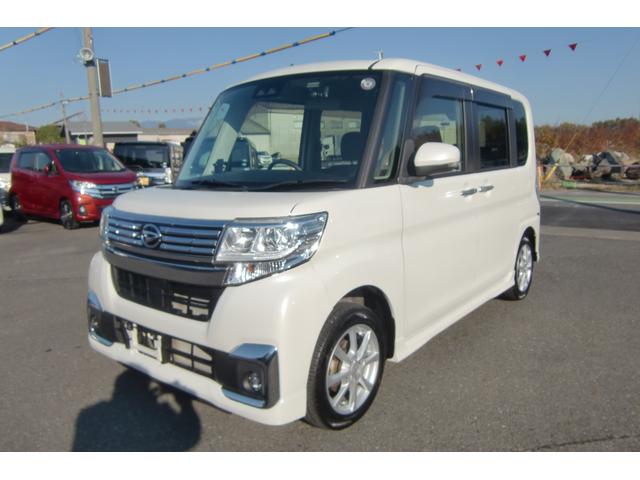 タント カスタムＸ　ＳＡＩＩＩ　社外ナビ・フルセグＴＶ・Ｂカメラ　ＬＥＤヘッド・フォグ　スマートキー２個　パワースライドドア　アイドリングストップ　スマアシ３　車線逸脱警報　オートハイビーム　オートライト　シートヒータ　前後ドラレコ（10枚目）