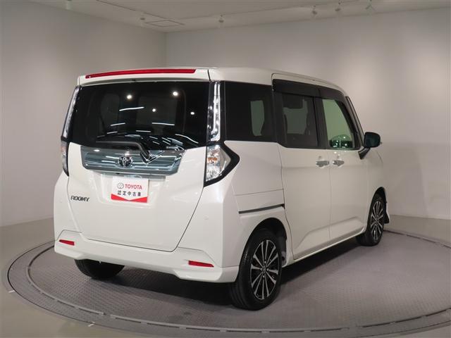 ルーミー カスタムＧ－Ｔ　フルセグ　メモリーナビ　ＤＶＤ再生　バックカメラ　衝突被害軽減システム　ＥＴＣ　ドラレコ　両側電動スライド　ＬＥＤヘッドランプ　ワンオーナー　記録簿　アイドリングストップ（3枚目）