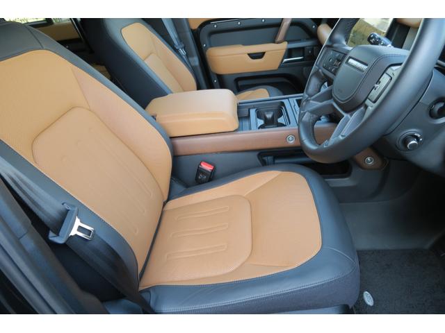 ディフェンダー １１０Ｘ　Ｄ３００　１１０　Ｘ　Ｄ３００　ディーゼルターボ　４ＷＤブラックエクステリア　コールドクライメートパック茶革ルーフキャリアサイドステップ　ＭＥＲＩＤＩＡＮサラウンドワンオーナー　新車保証付きサントリーニブラック（61枚目）