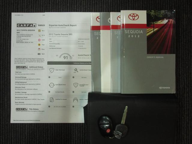 セコイア ＳＲ５　２０１２年モデル　ＳＲ５　４ＷＤ　ＣＡＲＦＡＸ＆オートチェック付　走行７０．５７６ＭＩＬ　クロスシート　２ＲＤベンチシート　３ＲＤシート　１８インチＧＯＯＤＲＩＣＨマッドタイヤ（71枚目）