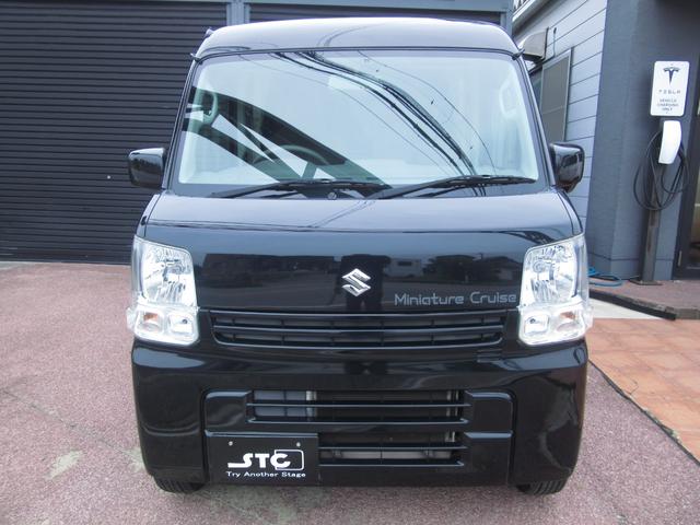 エブリイ ジョインターボ キャンピングカー ミニチュアクルーズ サブバッテリー 化粧ミラー ブリーツ遮光カーテン キャンピング取説付き ベットシンクシャワー間接照明 LED3段式 デジタルモニター 外排水タンク 2口コンセント(75枚目)