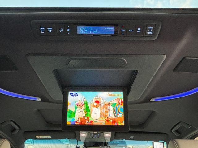 アルファードハイブリッド エグゼクティブラウンジＳ　４ＷＤ　ワンオーナー　ＢＢＳ２０インチアルミホイール　ビルシュタイン車高調　禁煙車　サンルーフ　白本革シート　純正ナビ　フルセグ　全周囲カメラ　後席モニタ　ＥＴＣ　両側電動スライドドア（38枚目）