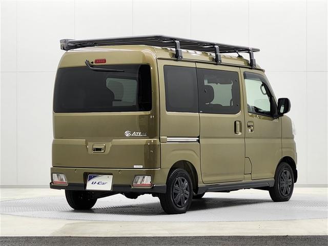 アトレー X デモカー 試乗車 軽キャンパー 大人のちょいCam 豊 メモリーナビ バックカメラ 衝突被害軽減システム デジタルインナーミラー ETC LEDヘッドランプ ARB製ラック&タープ コーナーセンサー(3枚目)