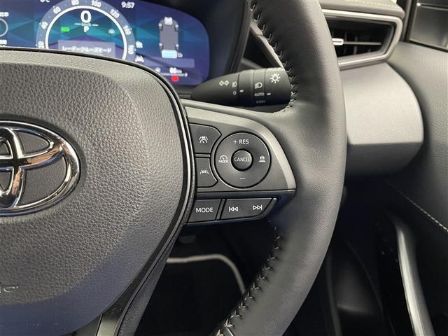 カローラツーリング ハイブリッド　ダブルバイビー　ワンオーナー　純正１０．５型ＤＡ　ナビ機能有　バックカメラ　衝突被害軽減システム　ＡＣＣ　ＡＨＢ　ＢＳＭ　ＥＴＣ　純正ドラレコ　ＬＥＤヘッドランプ　ステアリング＆シートヒーター　ハーフレザーシート（10枚目）