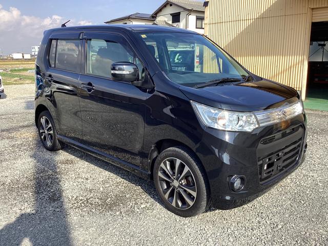 ワゴンRスティングレー ターボ車・メモリーナビ・フルセグTV・ETC・純正15インチアルミ・HIDヘッドライト・スマートキー・衝突安全ボディ・パドルシフト・オートライト・フォグランプ(2枚目)