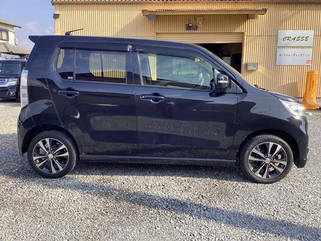 ワゴンRスティングレー ターボ車・メモリーナビ・フルセグTV・ETC・純正15インチアルミ・HIDヘッドライト・スマートキー・衝突安全ボディ・パドルシフト・オートライト・フォグランプ(3枚目)