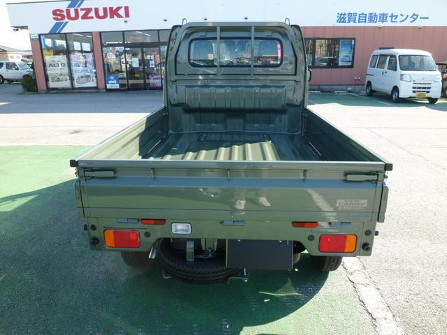 キャリイトラック KCエアコン・パワステ 届出済み未使用車 スズキセーフティサポート 衝突被害軽減ブレーキ パワーウインドウ パワードアロック リモコンキー 新車保証書付き マット・バイザー付き 新色アイビーグリーンメタリック(21枚目)