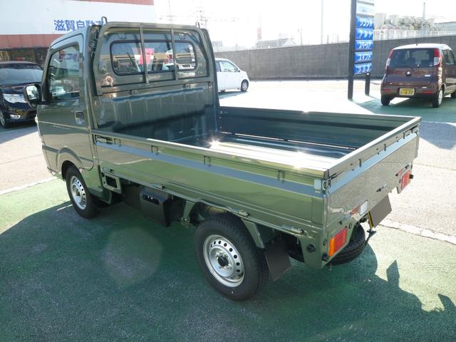 キャリイトラック KCエアコン・パワステ 届出済み未使用車 スズキセーフティサポート 衝突被害軽減ブレーキ パワーウインドウ パワードアロック リモコンキー 新車保証書付き マット・バイザー付き 新色アイビーグリーンメタリック(25枚目)