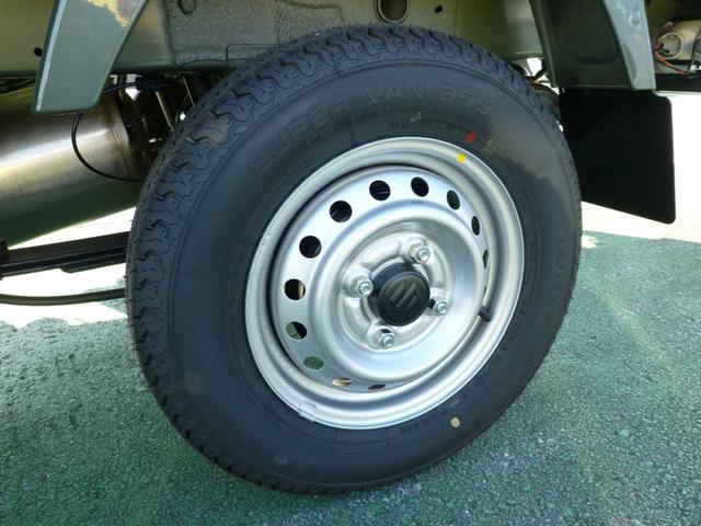 キャリイトラック KCエアコン・パワステ 届出済み未使用車 スズキセーフティサポート 衝突被害軽減ブレーキ パワーウインドウ パワードアロック リモコンキー 新車保証書付き マット・バイザー付き 新色アイビーグリーンメタリック(36枚目)