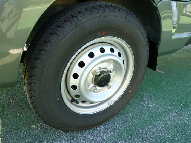 キャリイトラック KCエアコン・パワステ 届出済み未使用車 スズキセーフティサポート 衝突被害軽減ブレーキ パワーウインドウ パワードアロック リモコンキー 新車保証書付き マット・バイザー付き 新色アイビーグリーンメタリック(38枚目)