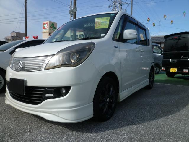 ソリオ ブラック＆ホワイトＩＩ　アイドリングストップ　ノーマルタイヤ４本新品装着　後席左右パワースライドドア　プッシュスタート　メモリーナビ＆バックカメラ　運転席シートヒーター（6枚目）