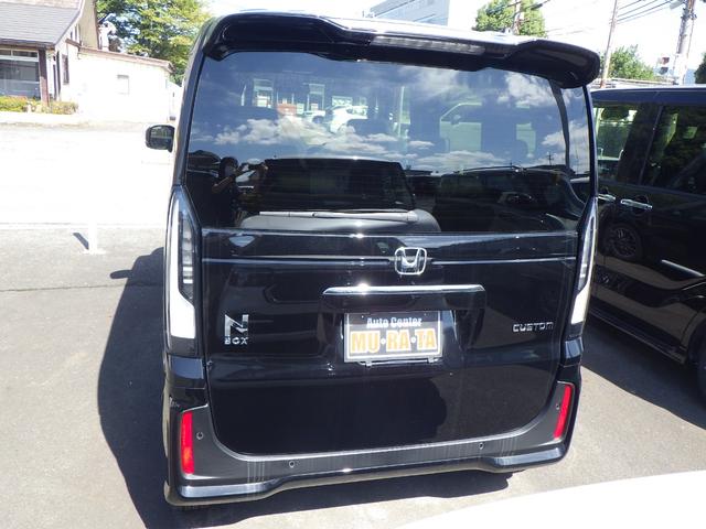 Ｎ－ＢＯＸカスタム ターボ　純正９インチナビ　フルセグＴＶ　バックカメラ　両側パワースライドドア　ホンダセンシング　ＥＴＣ　純正１５インチＡＷ　ＬＥＤオートヘッドライト　前席シートヒーター　キーフリー　革巻ハンドル　パドルシフト（6枚目）