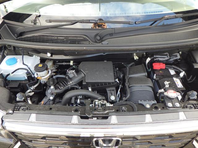 Ｎ－ＢＯＸカスタム ターボ　純正９インチナビ　フルセグＴＶ　バックカメラ　両側パワースライドドア　ホンダセンシング　ＥＴＣ　純正１５インチＡＷ　ＬＥＤオートヘッドライト　前席シートヒーター　キーフリー　革巻ハンドル　パドルシフト（28枚目）