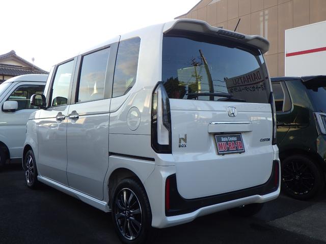 Ｎ－ＢＯＸカスタム ベースグレード　カスタム　純正８インチナビ　フルセグＴＶ　バックカメラ　パワースライドア　キーフリーＬＥＤオートヘッドライト　ＵＳＢソケット　純正１４インチＡＷ　電動パーキング　前席シートヒーター（5枚目）