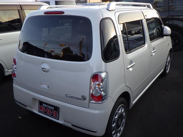 ミラココア ココアプラスＸ　ＬＥＤヘッドライト　ＬＥＤフォグ　ルーフレール　キーフリー　両席エアバッグ　ＡＢＳ　社外品ナビ　フルセグＴＶ　バックカメラ　専用ホイールキャップ　茶色メイン内装　アイドリングストップ　電格ミラー（4枚目）