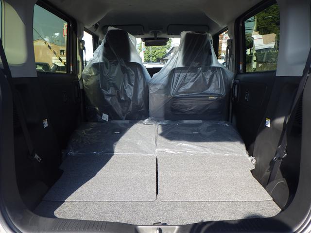 ワゴンＲスマイル ハイブリッドＸ　ツートン　ＤＳＢＳＩＩ　キーフリー　電動パーキング　ＬＥＤヘッドライト　前席シートヒーター　アイドリングストップ　両側パワースライドドア　３６０°プレミアムＵＶ＆ＩＲカットガラス　ファブリックシート（18枚目）