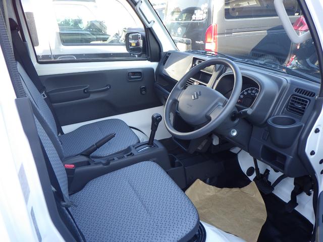 キャリイトラック ＫＣエアコン・パワステ　４ＷＤ　４ＡＴ　ＤＣＢＳ　キーレス　パワーウンドウ　３方開荷台　ＡＭ　ＦＭラジオ　アイドリングストップ　エアコン　パワステ　アングル　間欠ワイパー　両席エアバッグ　ＡＢＳ（25枚目）