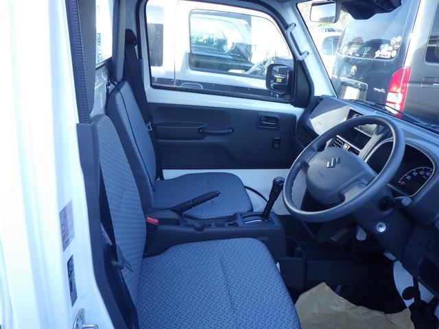 キャリイトラック ＫＣエアコン・パワステ　４ＷＤ　４ＡＴ　ＤＣＢＳ　キーレス　パワーウンドウ　３方開荷台　ＡＭ　ＦＭラジオ　アイドリングストップ　エアコン　パワステ　アングル　間欠ワイパー　両席エアバッグ　ＡＢＳ（26枚目）