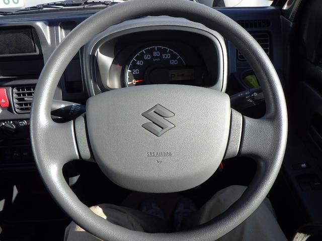 キャリイトラック ＫＣエアコン・パワステ　４ＷＤ　４ＡＴ　ＤＣＢＳ　キーレス　パワーウンドウ　３方開荷台　ＡＭ　ＦＭラジオ　アイドリングストップ　エアコン　パワステ　アングル　間欠ワイパー　両席エアバッグ　ＡＢＳ（9枚目）