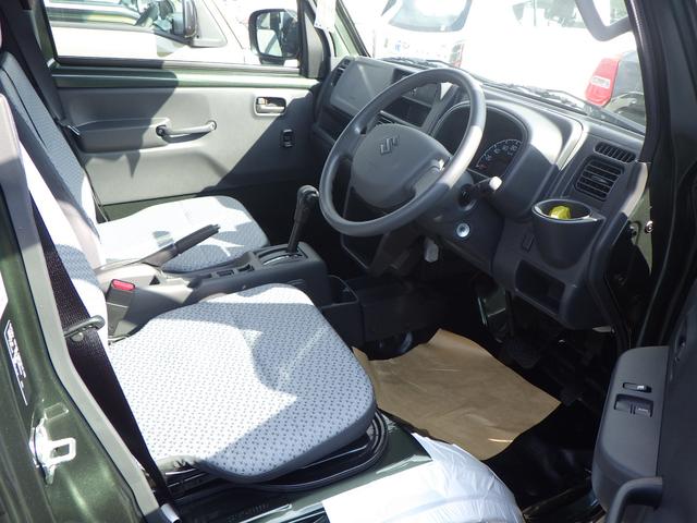 キャリイトラック ＫＣエアコン・パワステ　４ＷＤ　４ＡＴ　ＤＣＢＳ　キーレス　パワーウンドウ　３方開荷台　ＡＭ　ＦＭラジオ　アイドリングストップ　エアコン　パワステ　アングル　間欠ワイパー　両席エアバッグ　ＡＢＳ（22枚目）
