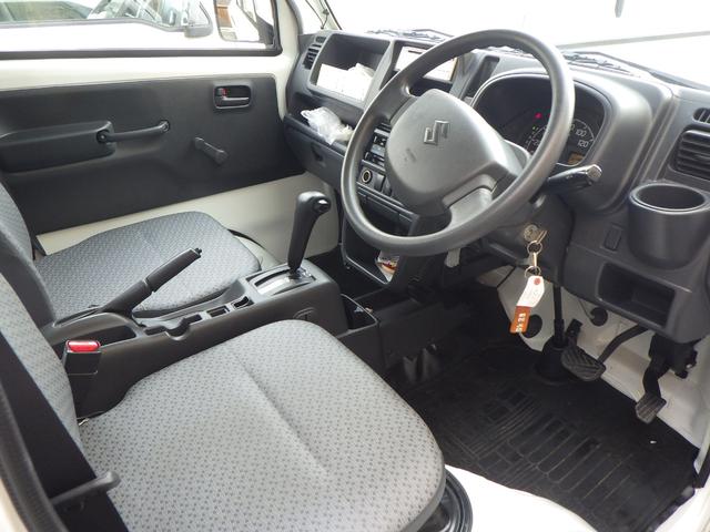 キャリイトラック 　アーム式ゲートリフター　ＡＴ　４ＷＤ　ＣＤデッキ　ＥＴＣ車載器　オートマ　運転席エアバッグ　パワステ　ドライブレコーダー　レベライザー　荷台マット　ゲートプロテクター　作業灯（8枚目）