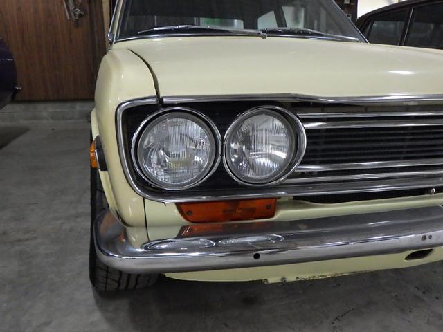 日産 ５１０　ブルーバード　左ハンドル　２ドアセダン　Ｌ２０Ｂ　５１０　ブルーバード　左ハンドル　逆輸入　２ドアセダン　Ｌ２０Ｂエンジン　ラックアンドピニオン　アルミホイール　バッテリー移設　旧車　ダッツン　ＤＡＴＳＵＮ　ダットサン　ナルディステアリング　４７年（19枚目）