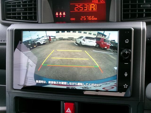 ルーミー Ｘ　トヨタ認定中古車　ＴＶ　パワーウインドウ　Ｂカメラ　衝突軽減装置　キーレスエントリー　ＶＳＣ　スマートストップ　４ＷＤ車　スマートキー　フルセグＴＶ　パワーステアリング　エアコン　ＡＵＸ　ＡＢＳ（6枚目）