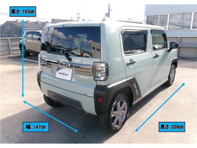 タフト Ｇターボ　ダーククロムベンチャー　ロングラン保証付き車両　アルミ　フルセグテレビ　オートクルーズ　スマキー　ＬＥＤ　サイドエアバッグ　パノラマルーフ　ＥＴＣ　キーフリーシステム　４ＷＤ　アイドリングストップ　ドライブレコーダー（3枚目）