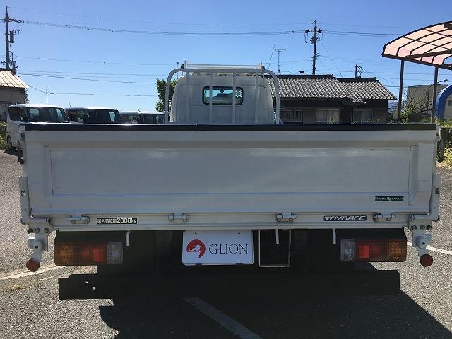 トヨエース ４ＷＤ・２ｔ積・平ボディ・標準ロング・５ＭＴ　４ＷＤ・２ｔ積・平ボディ・標準ロング・５ＭＴ・ルーフラック・ＥＴＣ・アシストゲート・ドアバイザー・フロアマット・荷台内寸　Ｌ４３６０　Ｗ１８０５　Ｈ３８５（6枚目）