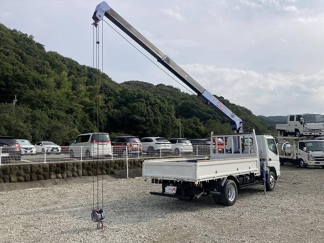 キャンター ２ｔ積・３段クレーン・タダノＺＲ２６３・フックイン・５ＭＴ　２ｔ積・３段クレーン・タダノＺＲ２６３・フックイン・５ＭＴ・３ペダル・荷台鉄板張り・ロープ穴３対・クレーン同年式・メッキパーツ・シートカバー・荷台内寸　Ｌ３４５４　Ｗ１７８８　Ｈ４１０（24枚目）