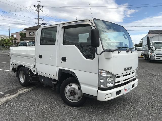 エルフトラック 4WD・垂直パワーゲート付・Wキャブ・AT車 4WD 垂直パワーゲート付 Wキャブ AT車 アイドリングストップ ETC キーレス 荷台内寸 L2056 W1617 H376 ステージ長さ543 極東開発製 V300-1SKT2(3枚目)
