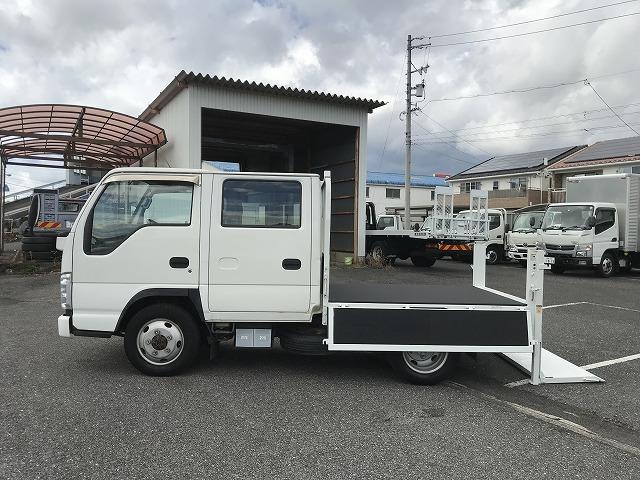 エルフトラック 4WD・垂直パワーゲート付・Wキャブ・AT車 4WD 垂直パワーゲート付 Wキャブ AT車 アイドリングストップ ETC キーレス 荷台内寸 L2056 W1617 H376 ステージ長さ543 極東開発製 V300-1SKT2(11枚目)