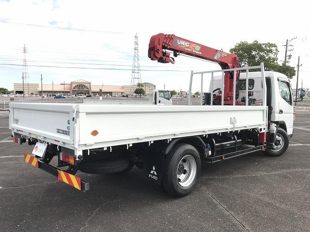 キャンター 3.45t積・4段クレーン・超ロング・ワイド・ラジコン 3.45t積・4段クレーン・UNIC製URG-264・超ロング・ワイド・ラジコン・車線逸脱警報装置・衝突軽減ブレーキ・ETC・Bモニター・左電格ミラーロープフック4対・内寸L4415W2081H384(6枚目)