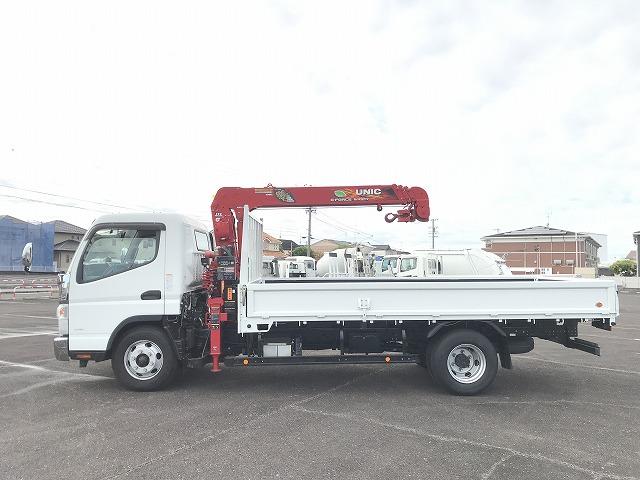 キャンター 3.45t積・4段クレーン・超ロング・ワイド・ラジコン 3.45t積・4段クレーン・UNIC製URG-264・超ロング・ワイド・ラジコン・車線逸脱警報装置・衝突軽減ブレーキ・ETC・Bモニター・左電格ミラーロープフック4対・内寸L4415W2081H384(7枚目)