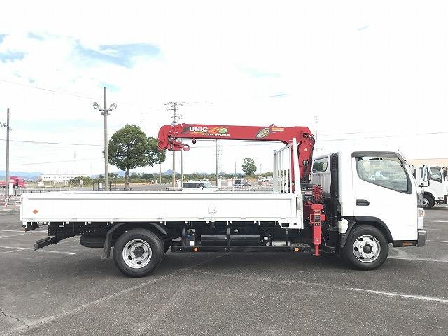 キャンター 3.45t積・4段クレーン・超ロング・ワイド・ラジコン 3.45t積・4段クレーン・UNIC製URG-264・超ロング・ワイド・ラジコン・車線逸脱警報装置・衝突軽減ブレーキ・ETC・Bモニター・左電格ミラーロープフック4対・内寸L4415W2081H384(8枚目)