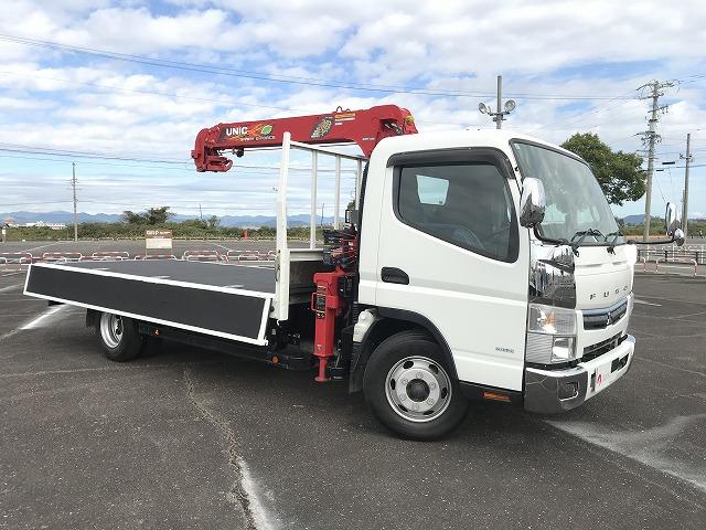 キャンター 3.45t積・4段クレーン・超ロング・ワイド・ラジコン 3.45t積・4段クレーン・UNIC製URG-264・超ロング・ワイド・ラジコン・車線逸脱警報装置・衝突軽減ブレーキ・ETC・Bモニター・左電格ミラーロープフック4対・内寸L4415W2081H384(10枚目)