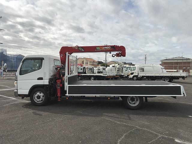 キャンター 3.45t積・4段クレーン・超ロング・ワイド・ラジコン 3.45t積・4段クレーン・UNIC製URG-264・超ロング・ワイド・ラジコン・車線逸脱警報装置・衝突軽減ブレーキ・ETC・Bモニター・左電格ミラーロープフック4対・内寸L4415W2081H384(14枚目)