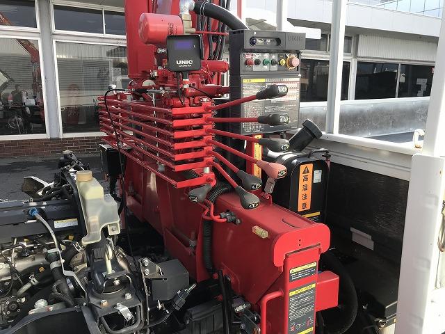 キャンター 3.45t積・4段クレーン・超ロング・ワイド・ラジコン 3.45t積・4段クレーン・UNIC製URG-264・超ロング・ワイド・ラジコン・車線逸脱警報装置・衝突軽減ブレーキ・ETC・Bモニター・左電格ミラーロープフック4対・内寸L4415W2081H384(42枚目)