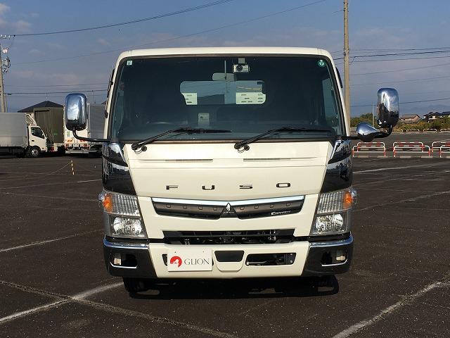 キャンター AT車・3.2t積・積載車・フラトップゼロ・固縛装置Bカメラ AT車・3.2t積・フラトップゼロ・固縛装置・バックカメラ・ラジコン・衝突軽減ブレーキ・車線逸脱警報装置・左電格ミラー・ウィンチ・ETC・荷台内寸 L5700 W2070・極東製 JN02-45(2枚目)