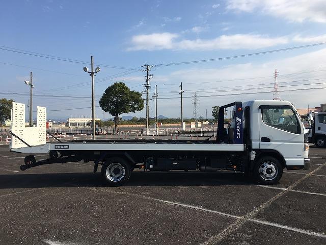 キャンター AT車・3.2t積・積載車・フラトップゼロ・固縛装置Bカメラ AT車・3.2t積・フラトップゼロ・固縛装置・バックカメラ・ラジコン・衝突軽減ブレーキ・車線逸脱警報装置・左電格ミラー・ウィンチ・ETC・荷台内寸 L5700 W2070・極東製 JN02-45(12枚目)