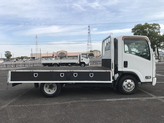 エルフトラック ３ｔ積・セミロング・ワイド・ＡＴ車・平ボディ　・３ｔ積・セミロング・ワイド・ＡＴ車・平ボディ・アイドリングストップ・ＡＳＲ・左電格ミラー・フォグランプ・ＥＴＣ・キーレス・ロープフック＆ロープ穴４対・荷台内寸　Ｌ３５１２　Ｗ１９１９　Ｈ３７６（15枚目）