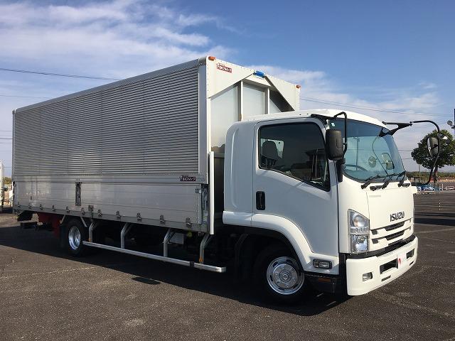 フォワード オートターン式ゲート・フルワイド・アルミウイング　２．８ｔ積・ウィング・オートターン式フルゲートリフター・ベッド・Ｂモニター・アシストゲート・ＥＴＣ・キーレス・ラッシング２段・左電格ミラー・内寸Ｌ６３３２　Ｗ２４１０　Ｈ２２５５（3枚目）