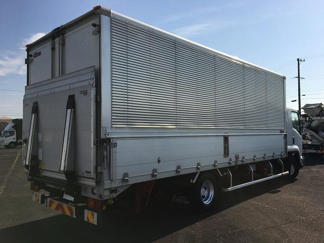 フォワード オートターン式ゲート・フルワイド・アルミウイング　２．８ｔ積・ウィング・オートターン式フルゲートリフター・ベッド・Ｂモニター・アシストゲート・ＥＴＣ・キーレス・ラッシング２段・左電格ミラー・内寸Ｌ６３３２　Ｗ２４１０　Ｈ２２５５（8枚目）