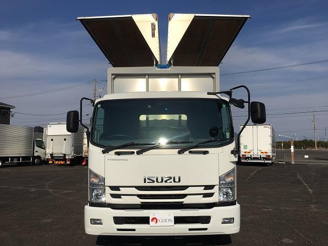 フォワード オートターン式ゲート・フルワイド・アルミウイング　２．８ｔ積・ウィング・オートターン式フルゲートリフター・ベッド・Ｂモニター・アシストゲート・ＥＴＣ・キーレス・ラッシング２段・左電格ミラー・内寸Ｌ６３３２　Ｗ２４１０　Ｈ２２５５（9枚目）